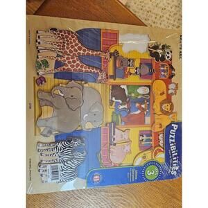 NIB Noah's Ark Puzzibilities Wooden Puzzle